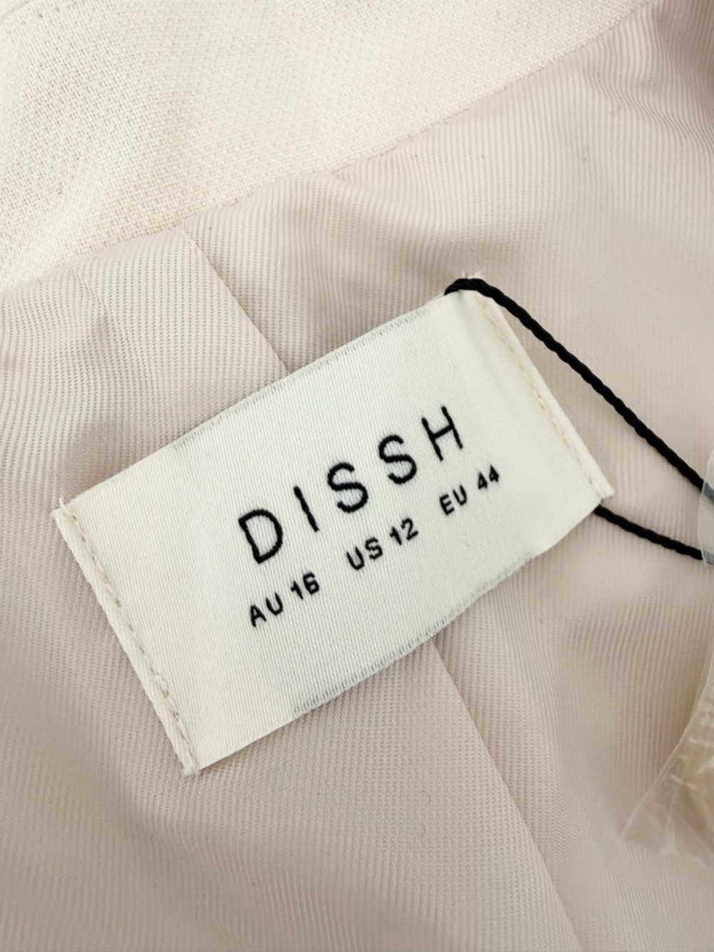 DISSH Kirby Cream Blazer Size 12 NWT - Picture 11 of 11